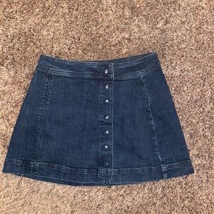 Free People Denim Skirt